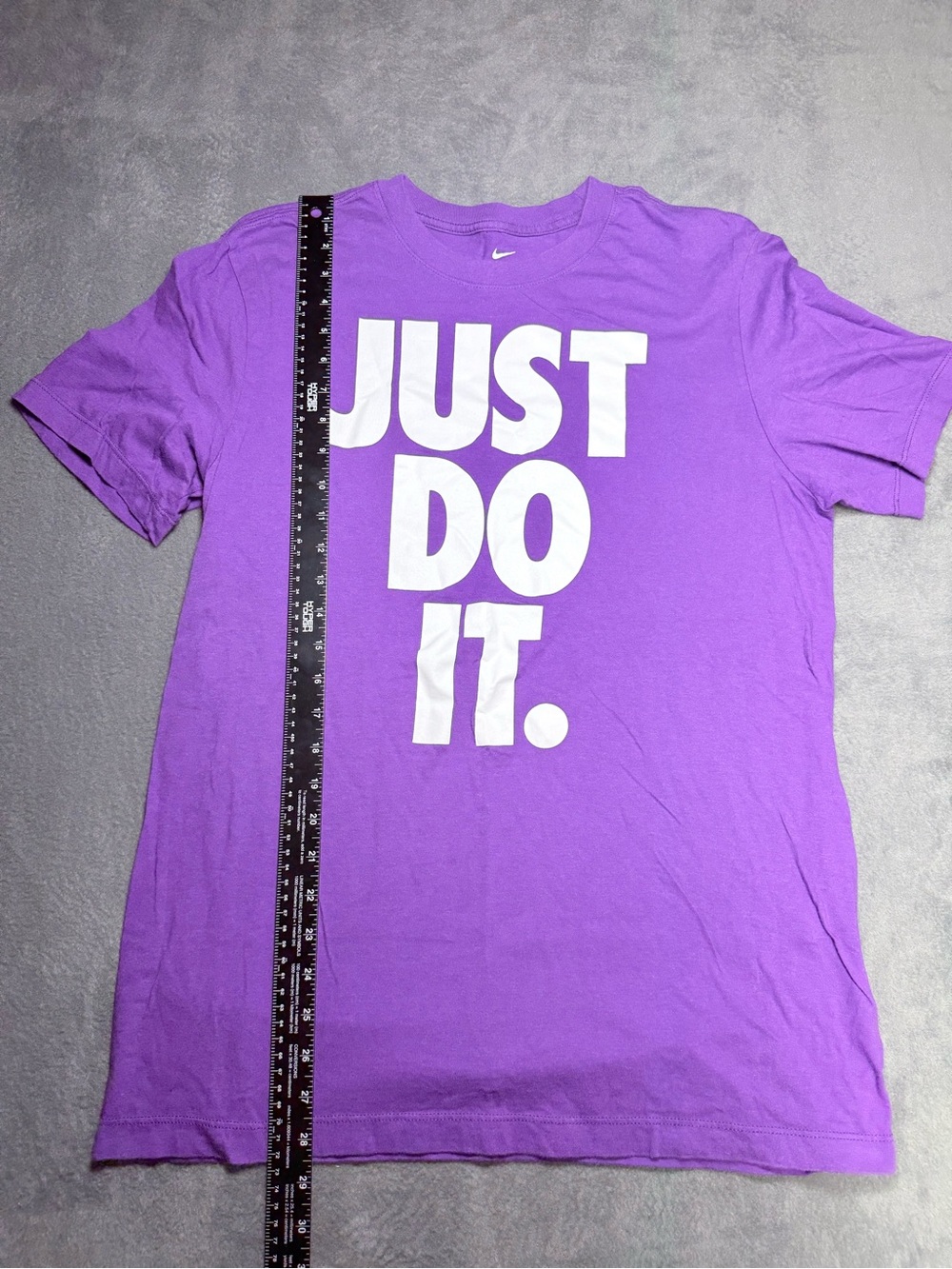 Nike Purple 'JUST DO IT.' Short Sleeve Graphic Tee